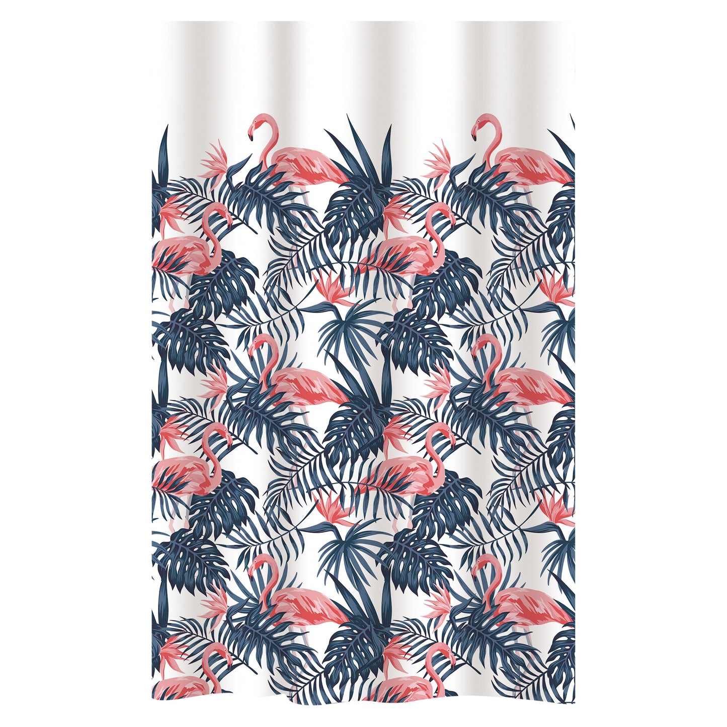 Classic Flamingo Printed Shower Curtain - 70 x 72 in.