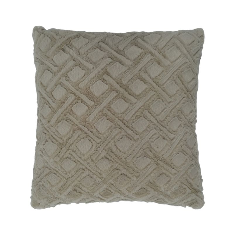 Popular Home Channa Throw Pillow, Beig/Green, 20X20