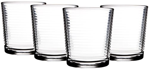 Home Essentials Solar 13oz DOF Glass, Set of 4