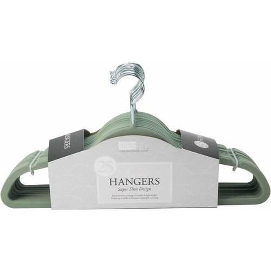 Simplify 25 Pack Slim Velvet Suit Hangers