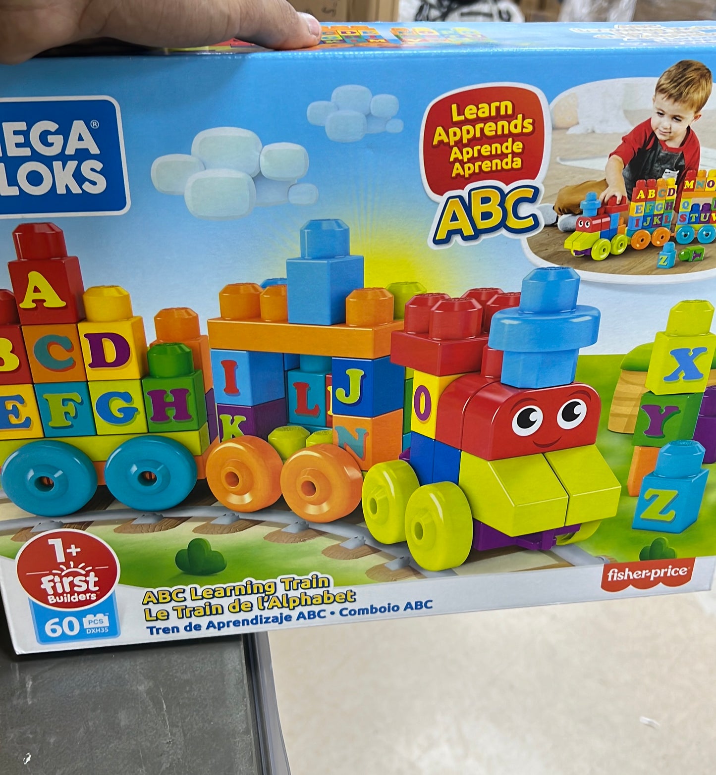 MEGA BLOCKS Fisher-Price ABC Blocks Building Toy for Toddlers