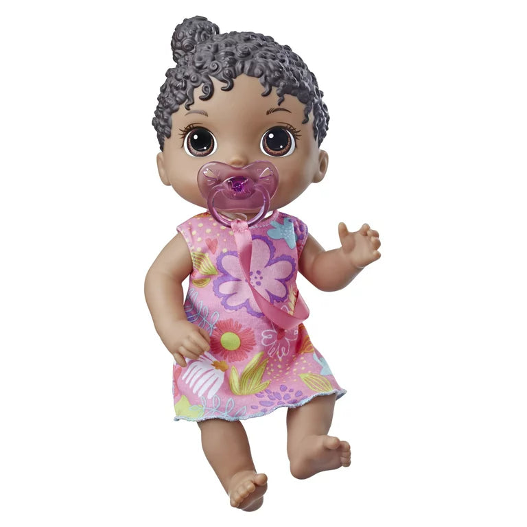 Baby Alive Baby Lil Sounds: Interactive Black Hair Baby Doll for Girls