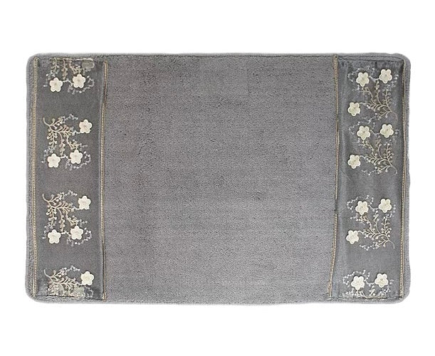 2PC BLOOMFIELD BATH RUG - Grey