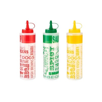 Farberware 3pk Food Storage Squeeze Bottles - Thumbnail 5