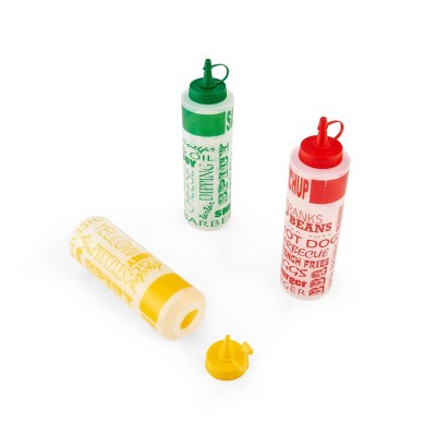 Farberware 3pk Food Storage Squeeze Bottles