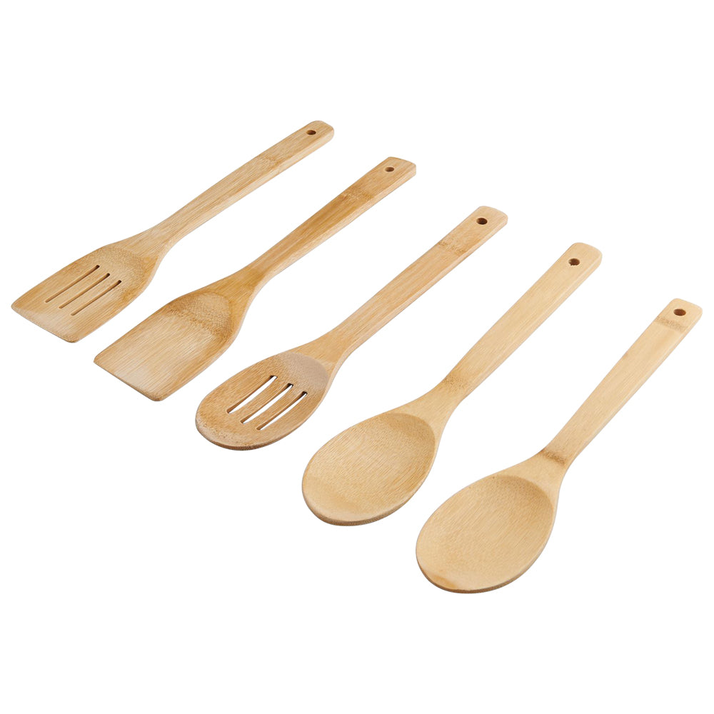 Farberware 5 Piece Bamboo Tools in Mesh Bag