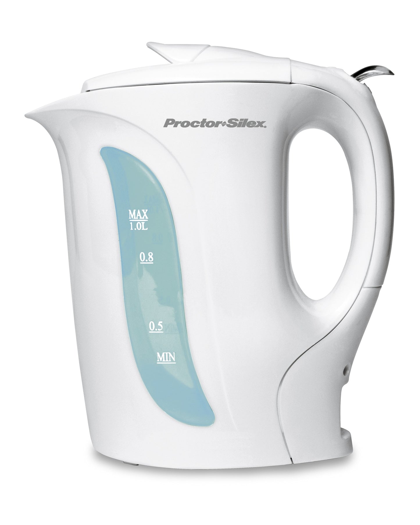 Proctor Silex 1 Liter Electric Kettle, One Size, White