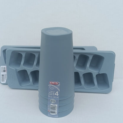 Sterilite 4pk 20 Oz Drinking Cups