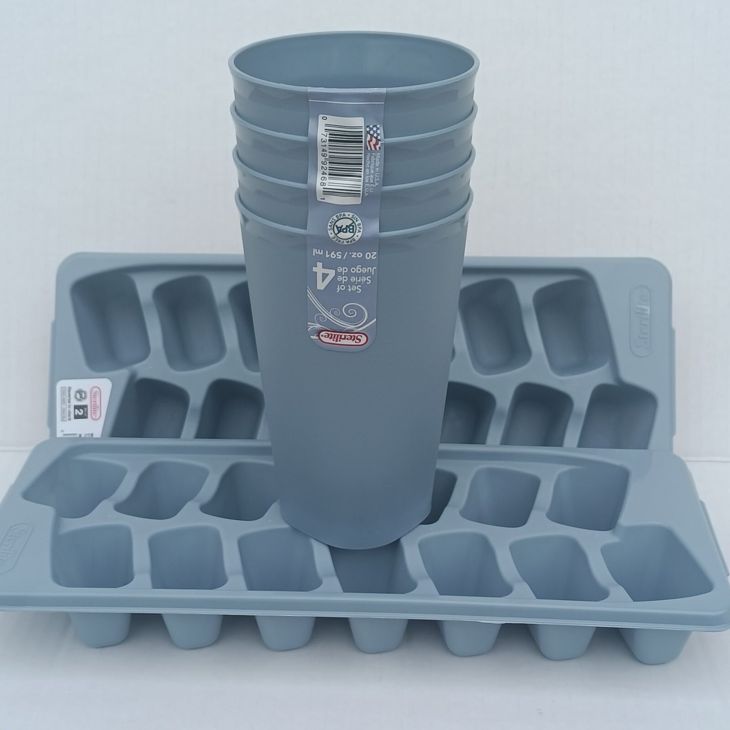 Sterilite 4pk 20 Oz Drinking Cups