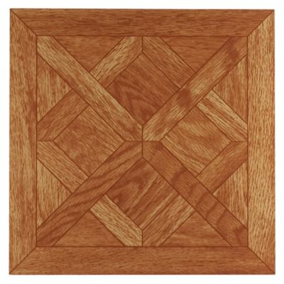 Nexus Classic Parquet Oak 12"x12" Self Adhesive Vinyl Floor Tile #201 - 20 Tiles