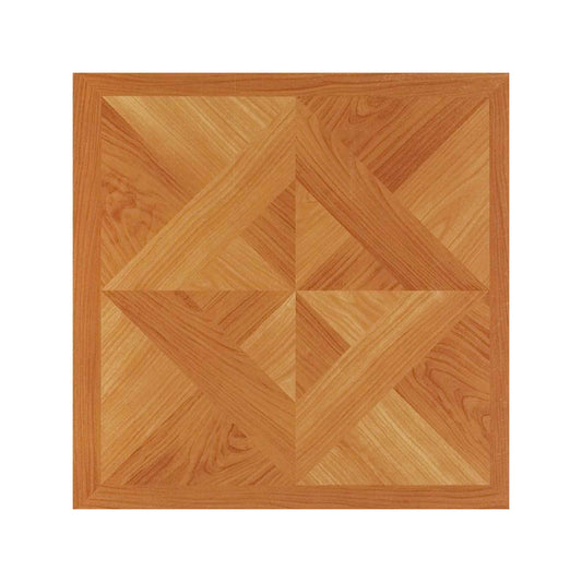 Nexus 12"x12" 1.2mm Peel & Stick Vinyl Floor Tiles 20 Tiles/20 Sq. ft. Classic Light Oak Diamond Parquet