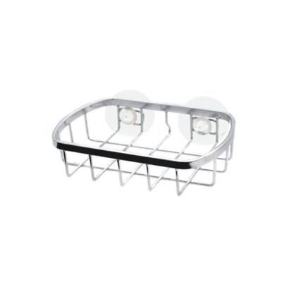 Chrome  Suction Bar Soap Dish Holder