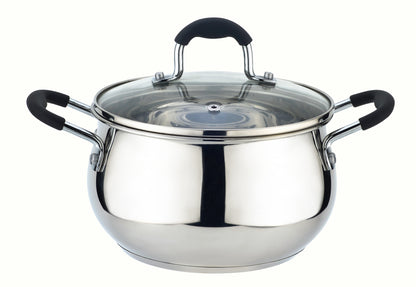 3.4QT S.S Sauce Pot with Lid