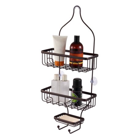 Dream Bath Extra Deep 3 Shelf Bathroom Shower Caddy Heavy Duty Bronze - Thumbnail 2