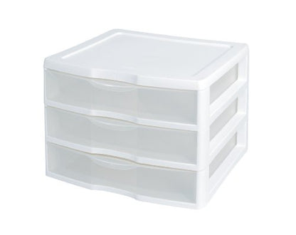 Clearview 14.625 in. X 10.625 in. 3-Drawer Organizer Unit