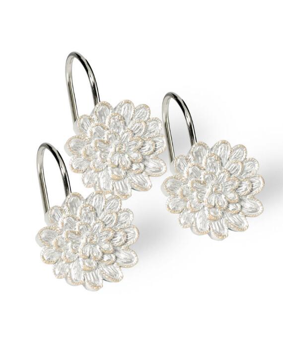 Popular Bath Shower Hooks Rose Vine - Thumbnail 3