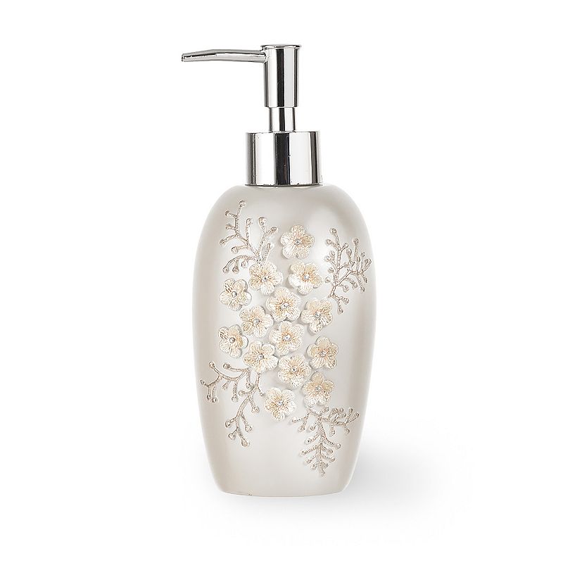 Popular Bath Bloomfield Floral Lotion Pump, Beige