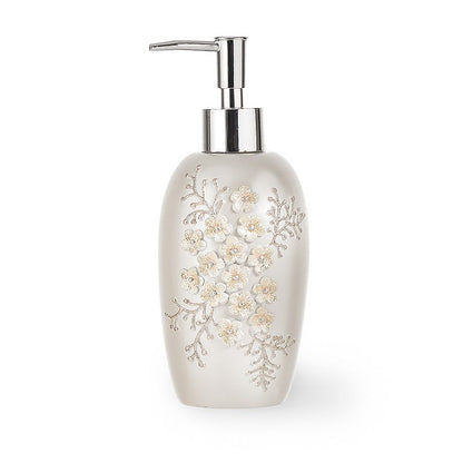 Popular Bath Bloomfield Floral Lotion Pump, Beige