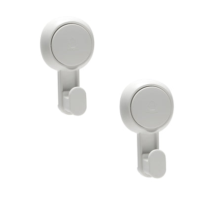 Bath Bliss 2 Pack Gel-Suction Power Hooks - 4.5 X 2.5 X 1.7