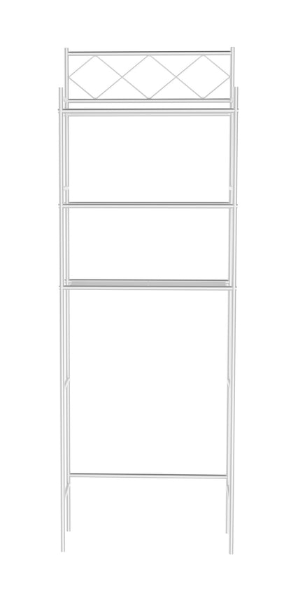 Dream Bath Over the Toilet Space Saver Bathroom Storage Rack 3 Tier White