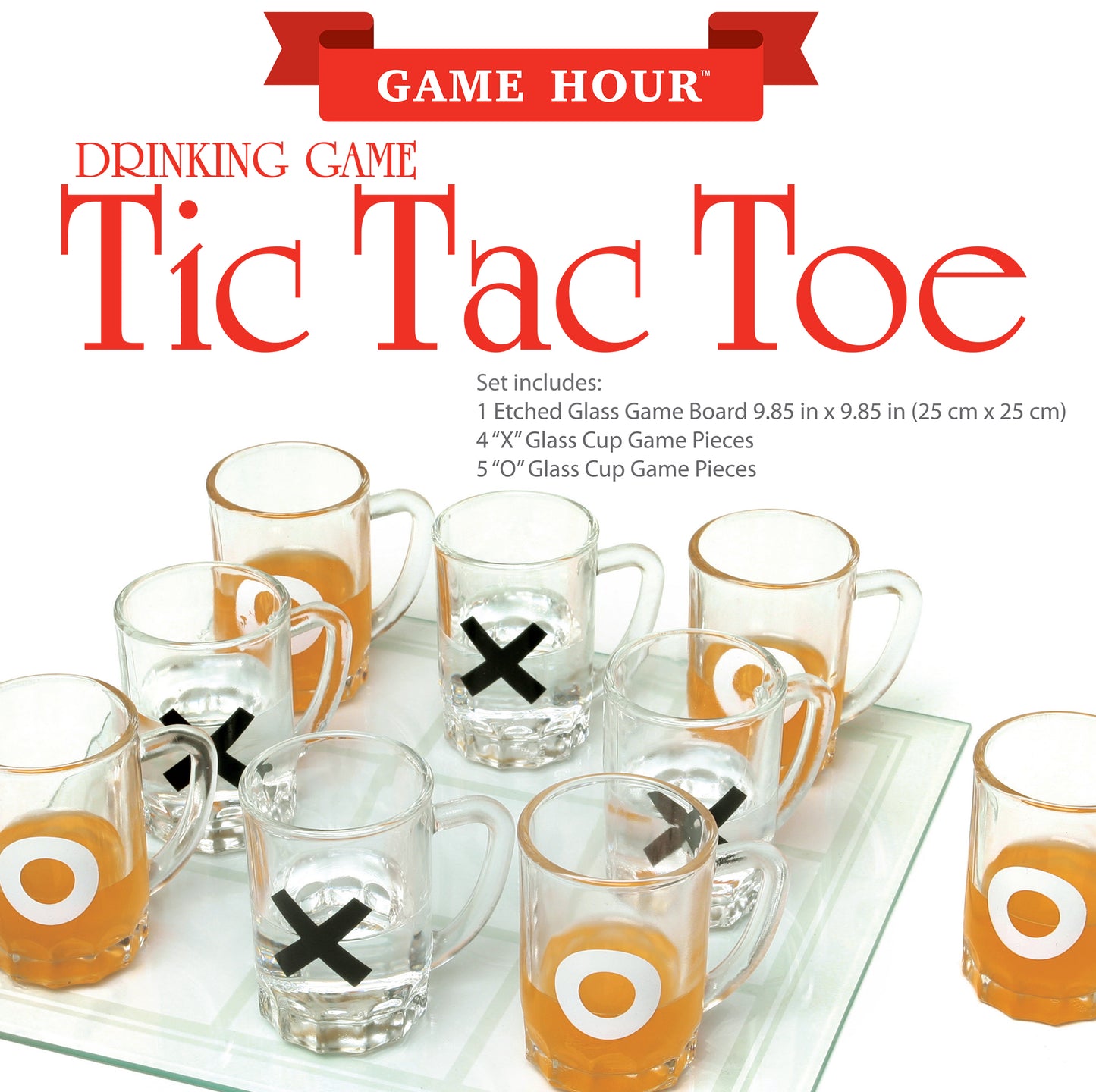 Home Essentials and Beyond Beverage Dispensers - Funville Mug Tic-Tac-Toe Set