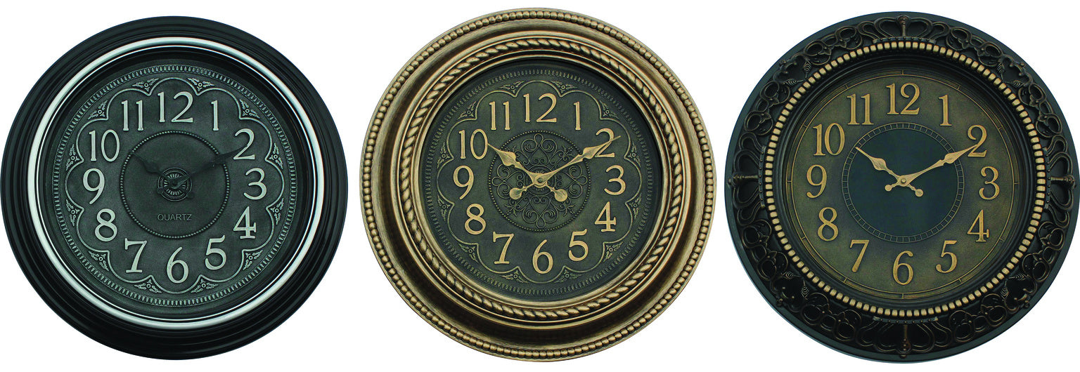 20" PINNER GALLERY WALL CLOCK (ARABIC DIGITS)