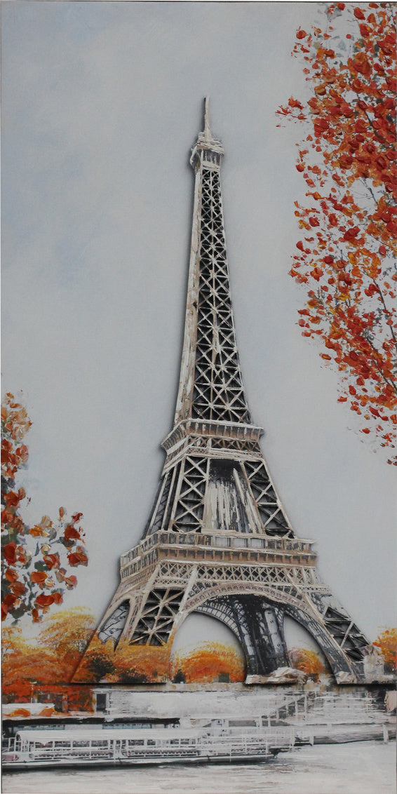 CANVAS WITH 3D TOWER - SIZE: 12" x 24"