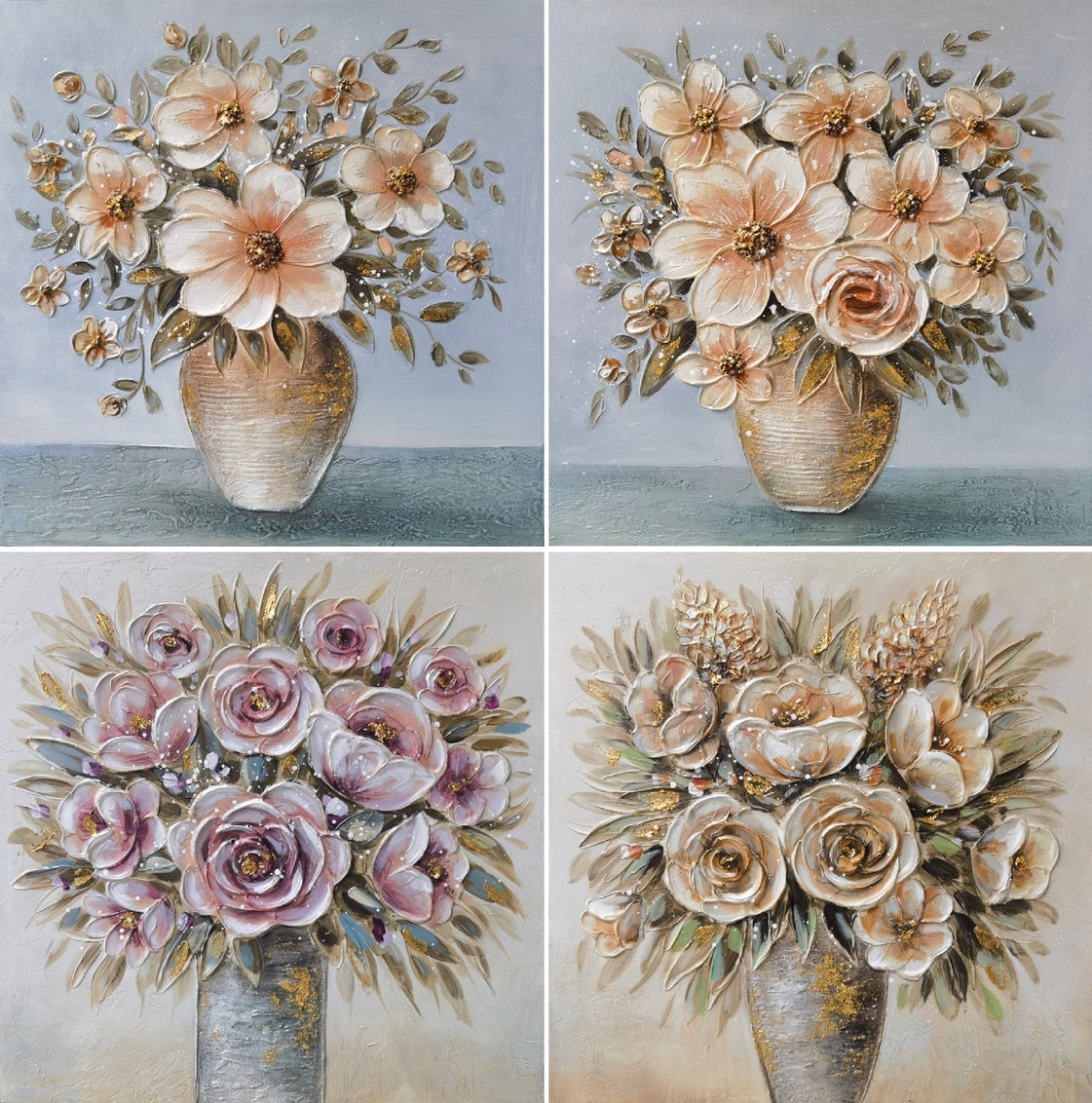 Hand Painted Canvas | Oil Painting | 24" x 24" - Centerpiece