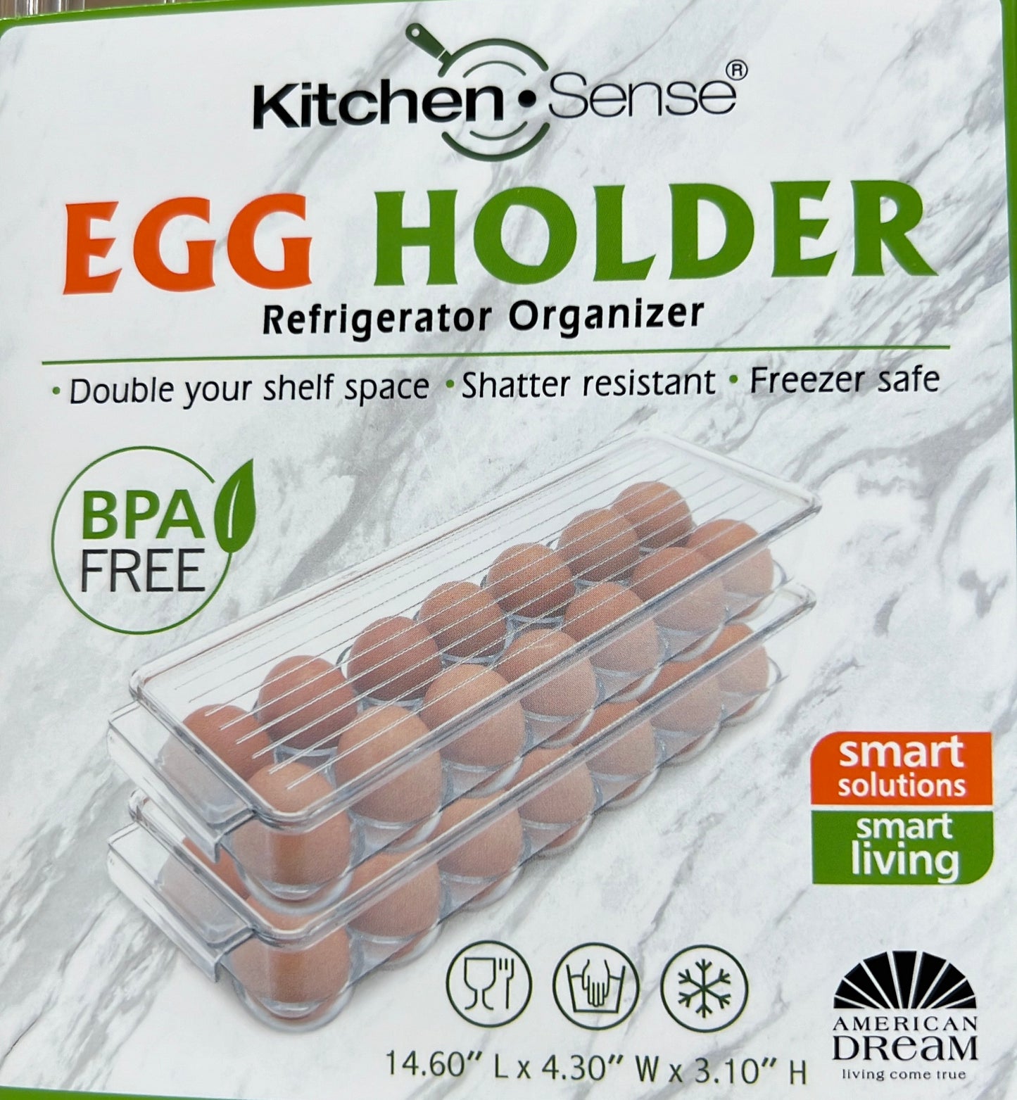 Fridge Bin 14 Egg Holder