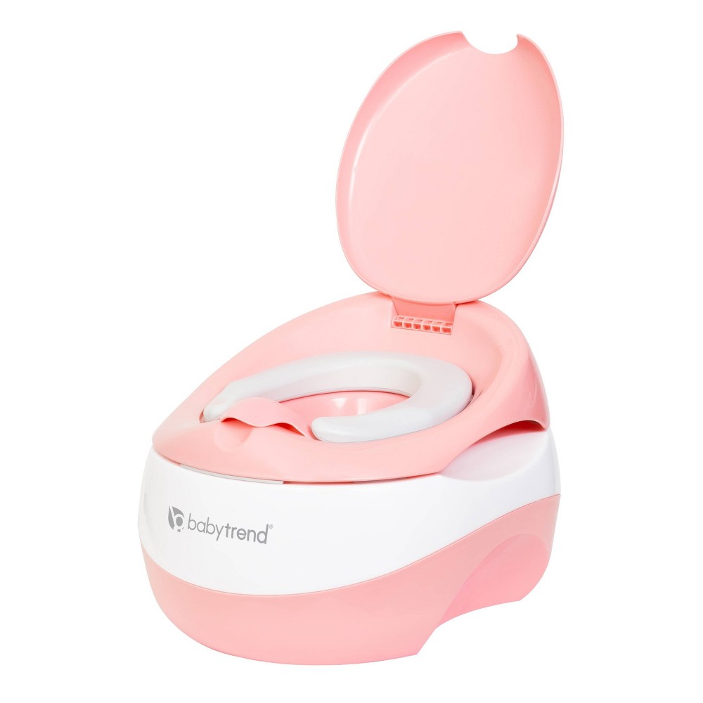 Baby Trend 3-in-1 Pink Potty Seat Toilet, Med Pink