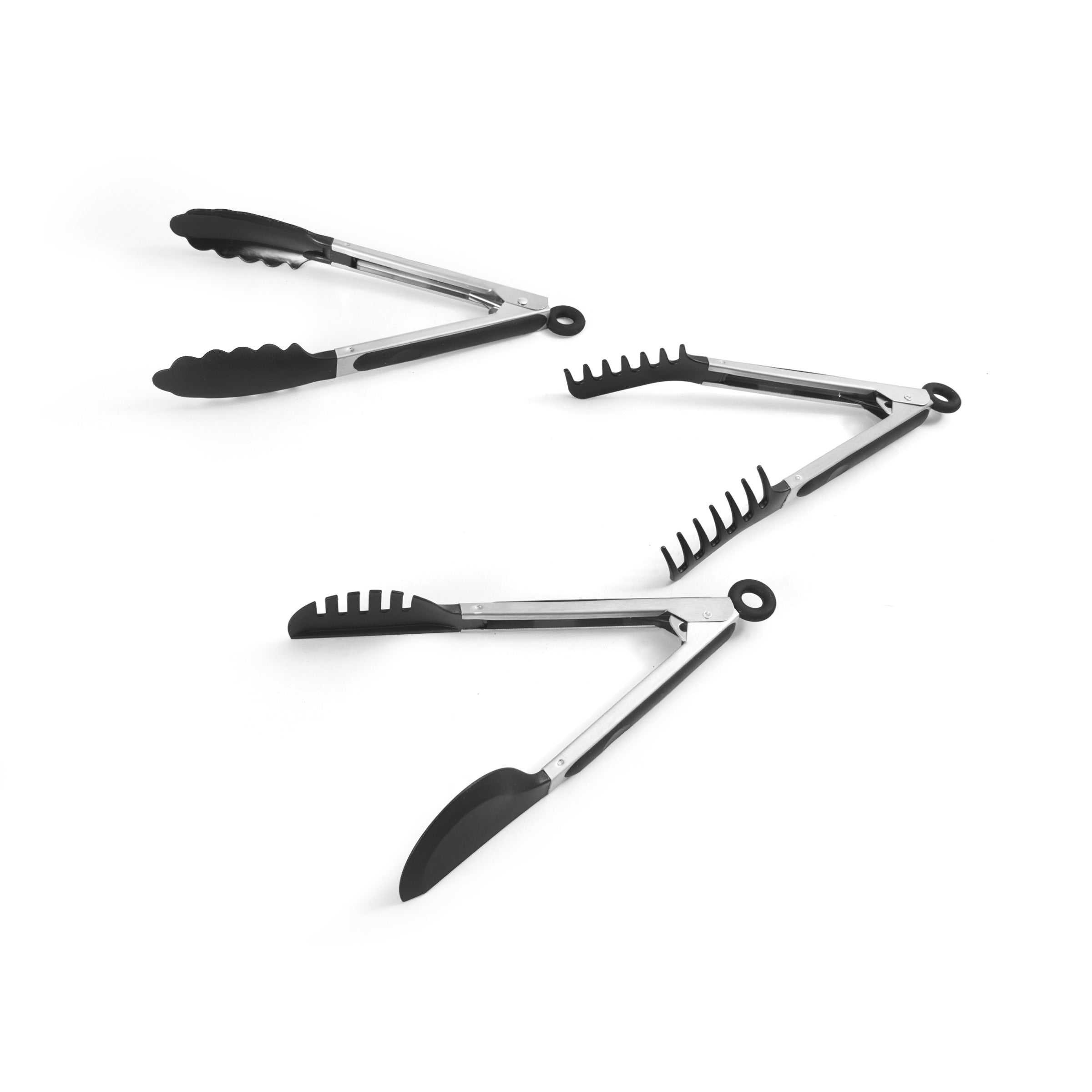 Farberware Classic Nylon Tipped Tongs Set of 3