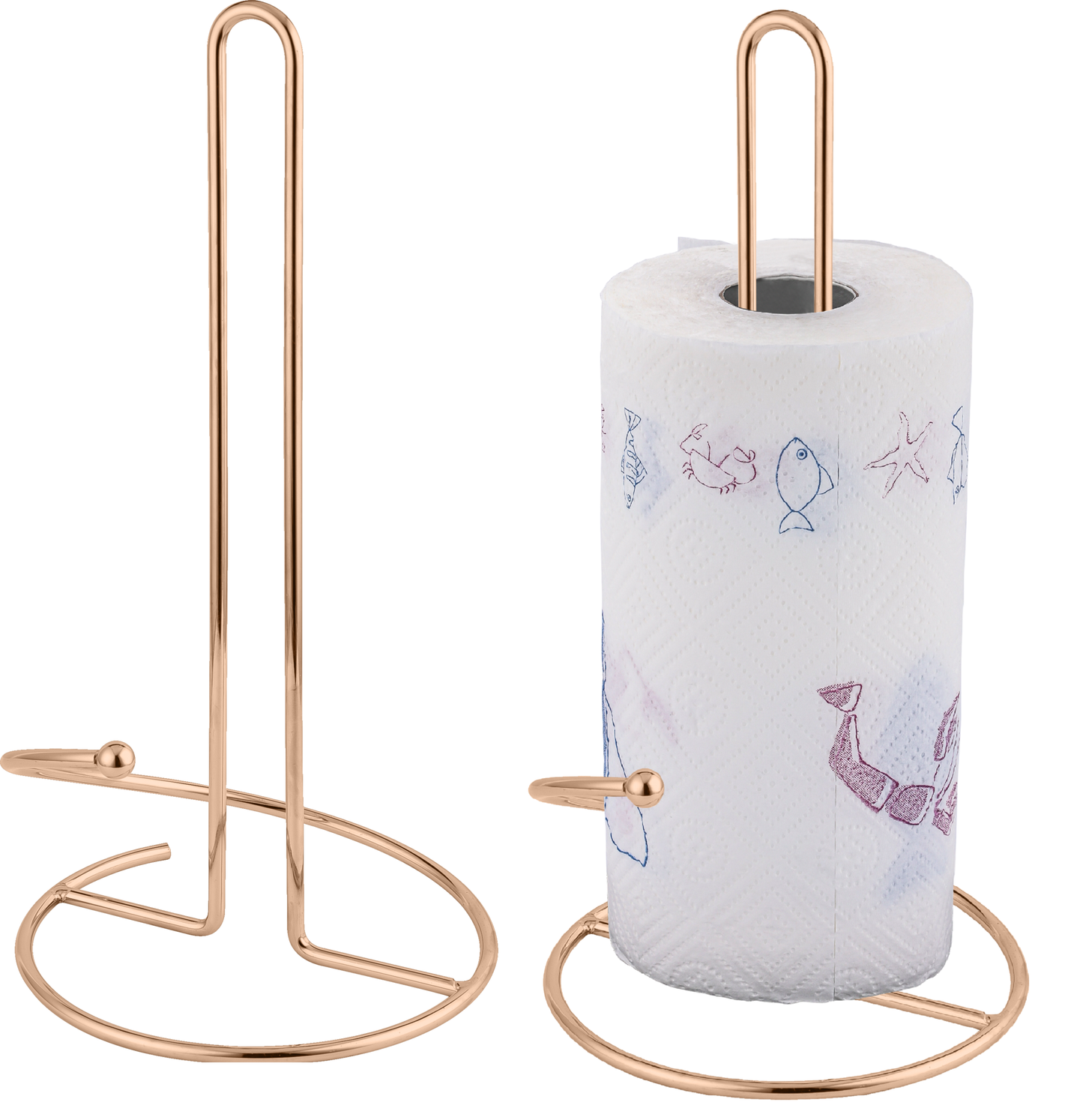 Rose Gold Paper Towel Holder