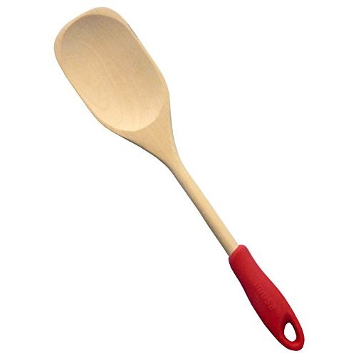 IMUSA Large Wood Serving Spoon 12 Inches, Tan