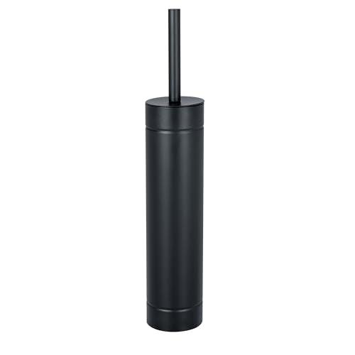 Bath Bliss Toilet Brush with Weighted Base | Slender Design | 360 Degree Brush | Bathroom Cleaning | Black
