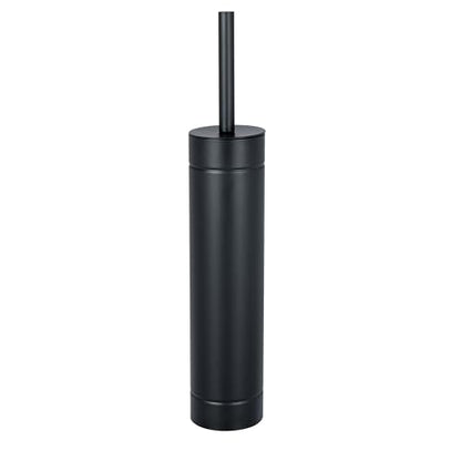 Bath Bliss Toilet Brush with Weighted Base | Slender Design | 360 Degree Brush | Bathroom Cleaning | Black