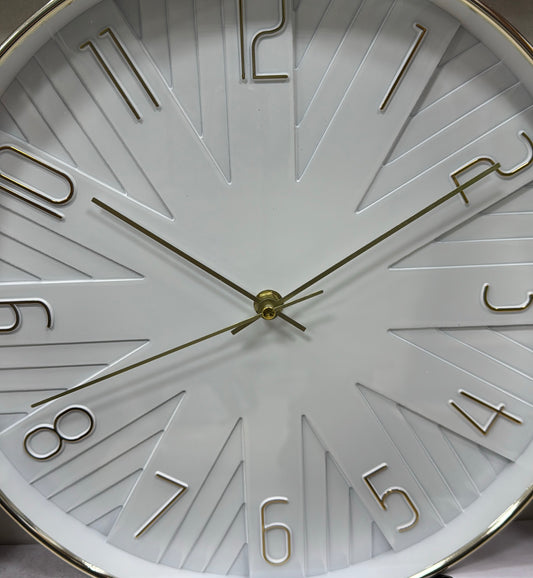 Decorative wall clock 12”