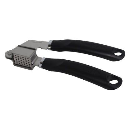 Imusa Manual Aluminum Chef Garlic Press with Black Handle