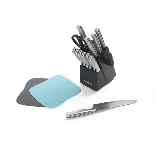 Farberware Edgekeeper 15-pc. Cutlery Set, Black