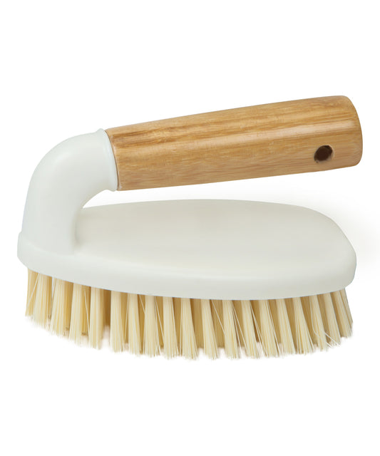Laura Ashley Cleaning Brushes - White Bamboo Brush