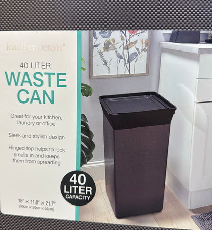 Kitchen details 40 L capacity waste can