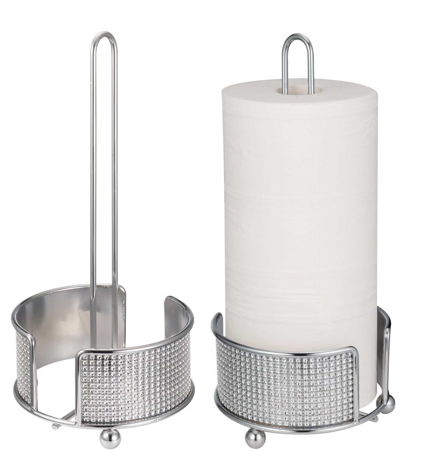 The Kitchen Sense Chrome Countertop Paper Towel Holder