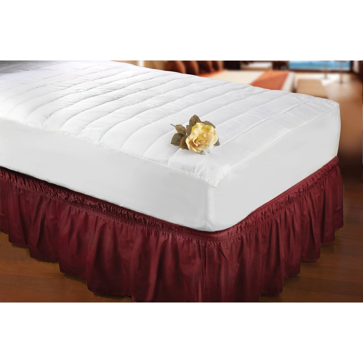Simplify Home Details Mattress Pad, Antibacterial, Full Size (1217)