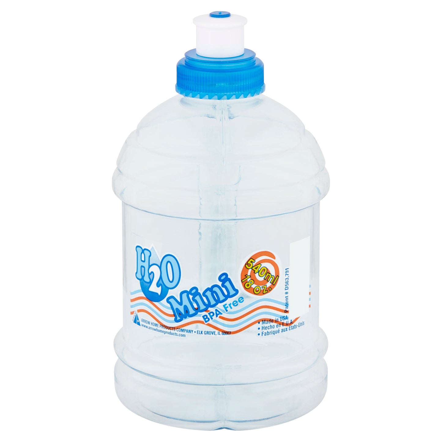 Arrow Home Products 75203 H2O on the GO Mini Beverage Bottle 18 Oz  Assorted