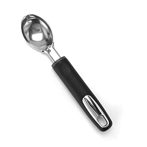 Dominion Ice Cream Scoop with Easy Grip Handle - Ice Cream Scooper - Durable Icecream Scoop for Soft & Hard Ice Cream, Cookie Dough, Gelato, Sorbet, M