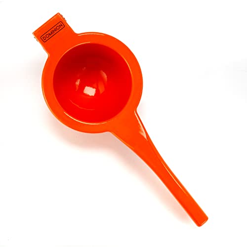 Dominion Premium Quality Metal Orange Squeezer, Citrus Juicer, Manual Press for Extracting the Most Juice Possible - Orange Juicer (Orange)