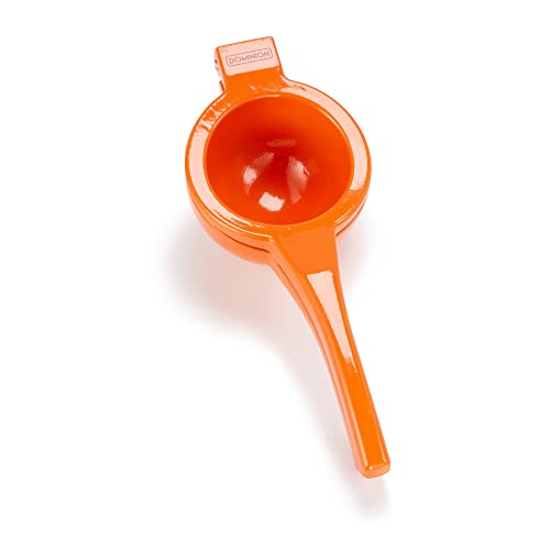 Dominion Premium Quality Metal Orange Squeezer, Citrus Juicer, Manual Press for Extracting the Most Juice Possible - Orange Juicer (Orange)