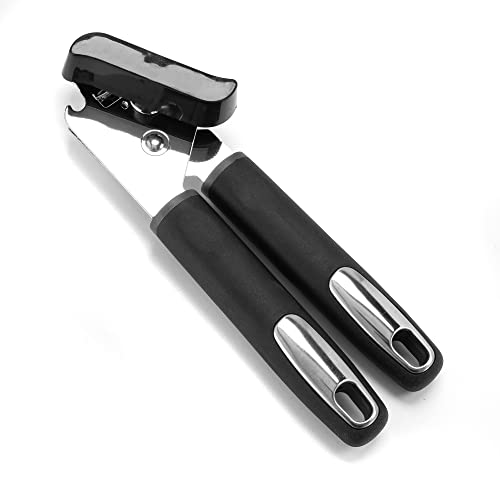 Dominion Can Opener Manual, Handheld Strong Heavy Duty Can Opener, Good Grips Anti-slip Hand Grip, Stainless Steel Sharp Blade, Ergonomic and Easy to