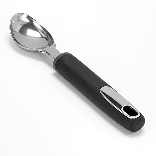 Dominion Ice Cream Scoop with Easy Grip Handle - Ice Cream Scooper - Durable Icecream Scoop for Soft & Hard Ice Cream, Cookie Dough, Gelato, Sorbet, M