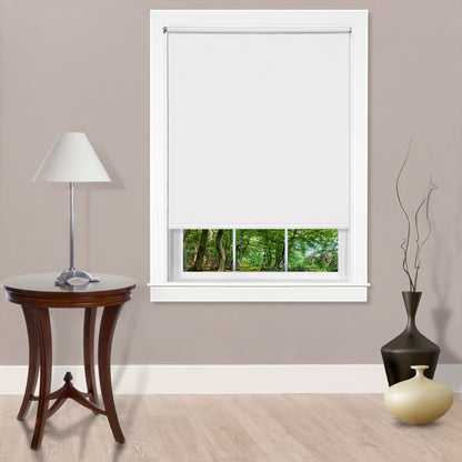 Wide Width Cords Free Tear Down Light Filtering Window Shade by Achim Home in White (Size 37 W 72 L)