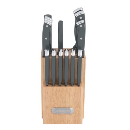 15-Piece Triple Riveted Stainless Steel Knife Block Set
